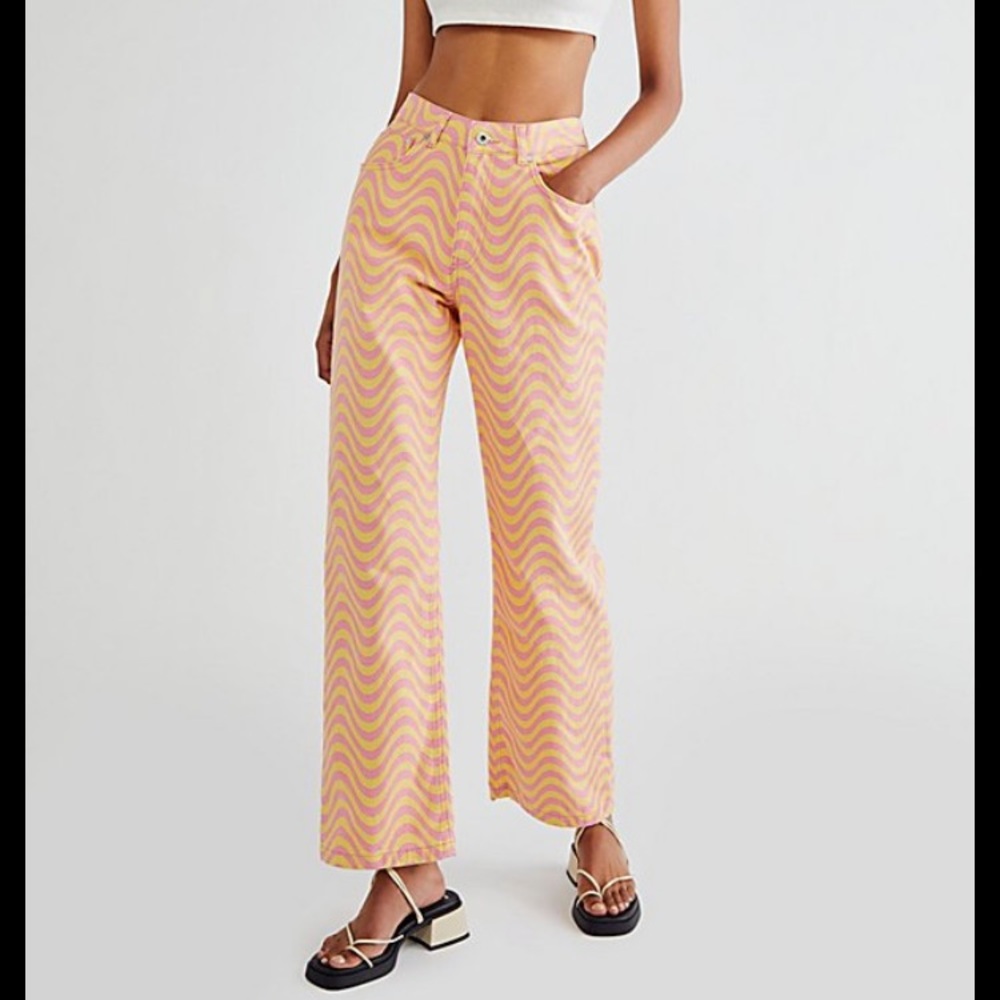 Ragged Priest Wavy Dad Jeans